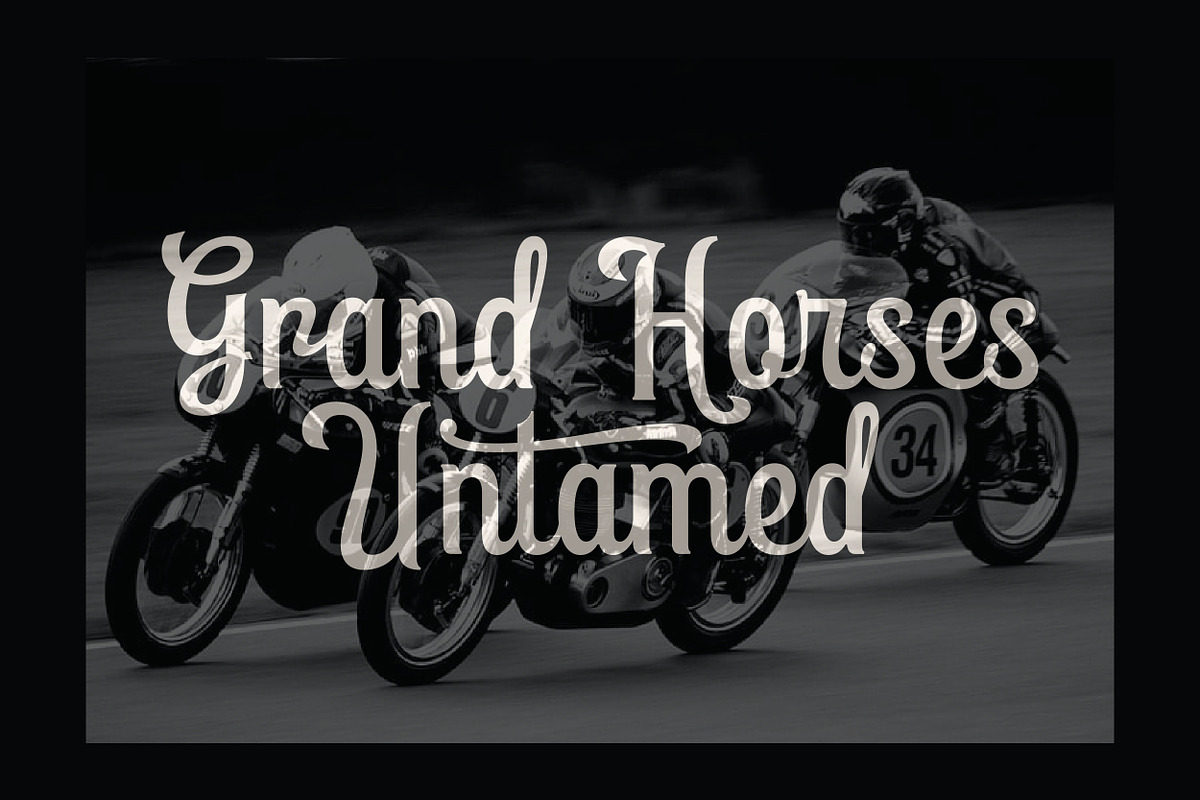 Birketts - Classy Motorcycle Font, a Script Font by Roams Type (Photo 7 of 8)