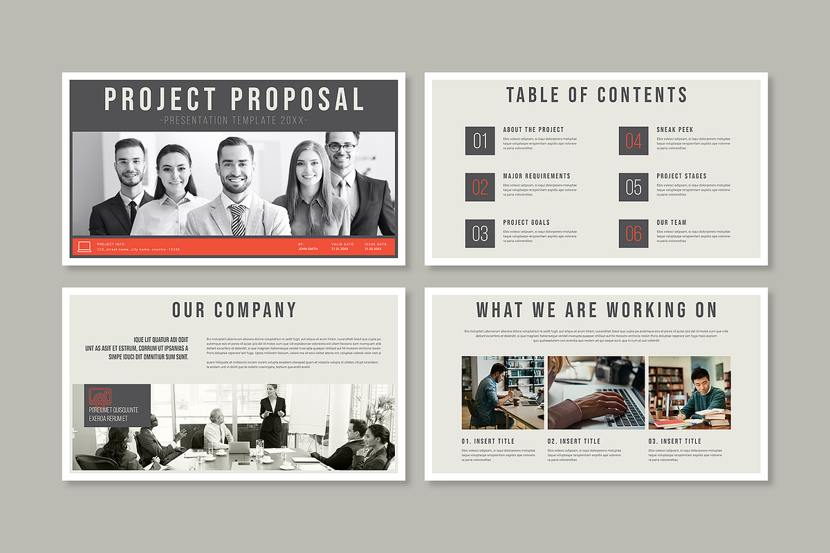 Project Proposal Presentation, a Presentation Template by E-Type (Photo 2 of 6)