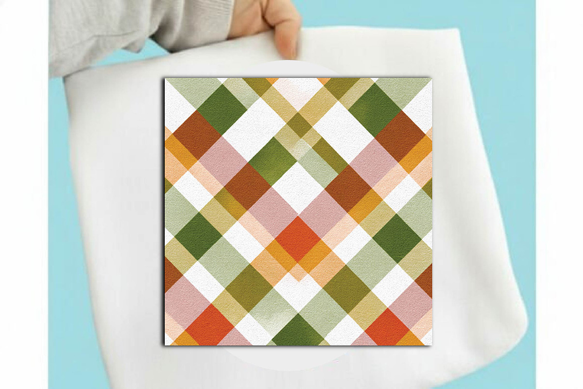 Gingham Pattern Digital Papers Set, a Pattern Graphic by SVGArt (Photo 8 of 9)