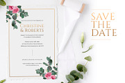Eucalyptus & Gold Wedding Suite, an Invitation Template by Azka Creative (Thumbnail 2 of 8)