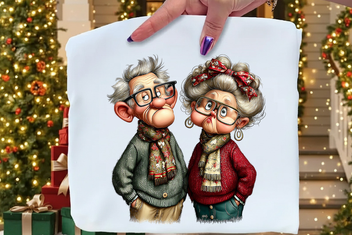 Whimsical Old Man Birthday Clipart, an Illustration by Craft Nest (Photo 4 of 8)