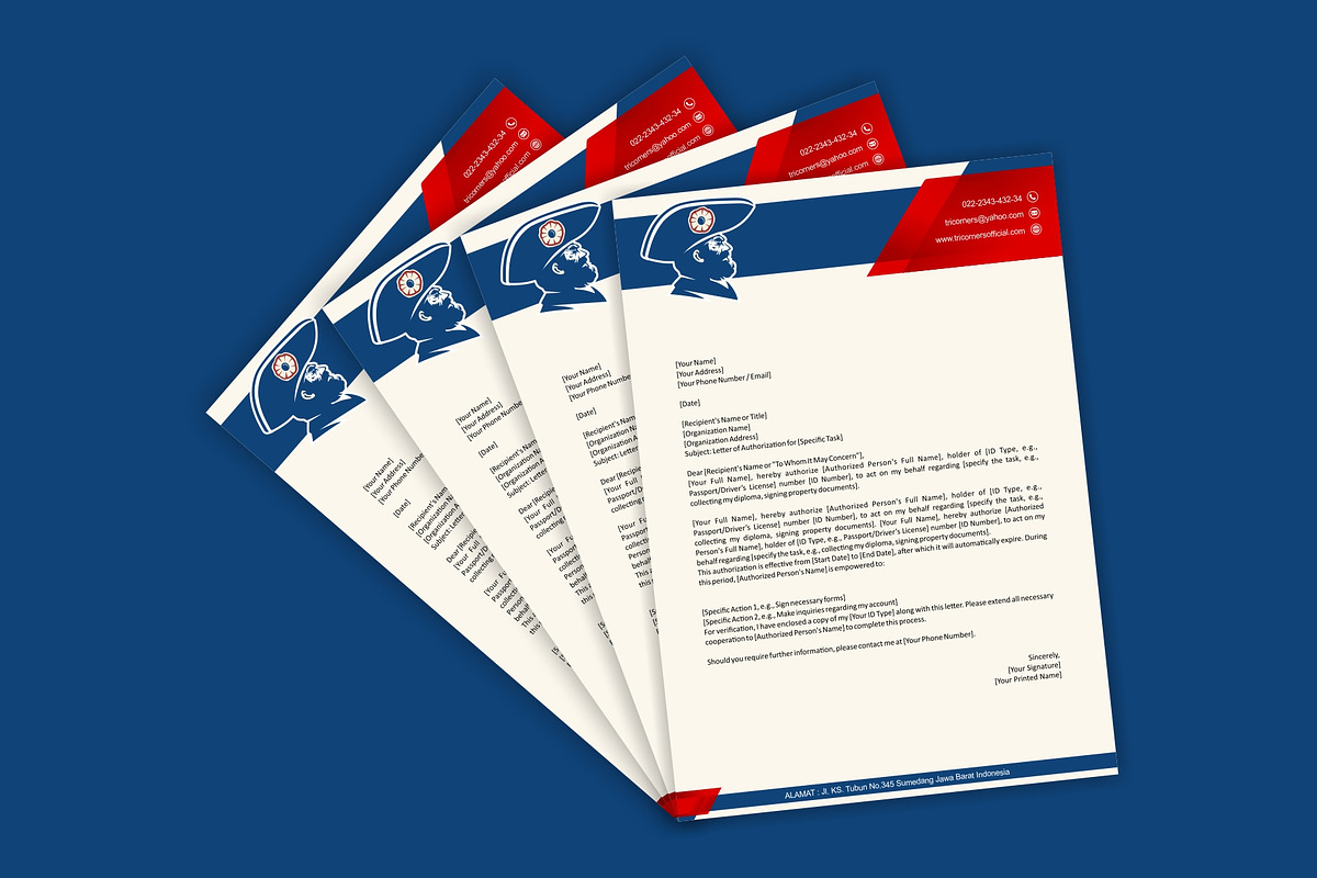 Blue Tricorners, a Branding & Logo Template by herulogo (Photo 4 of 5)