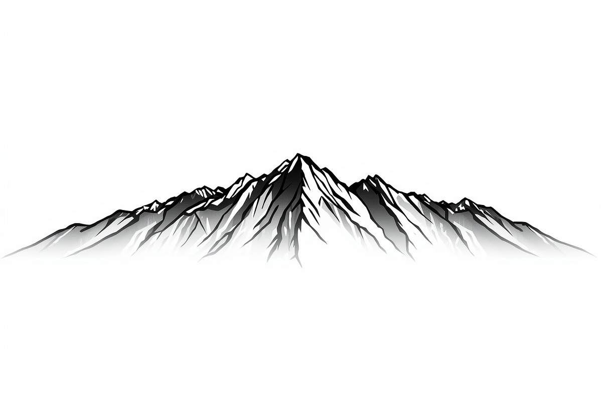 12 Pine Forest & Mountain Scenes, an Illustration by musafir_fashion (Photo 3 of 13)