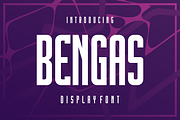Bengas - Sans Serif Display Font, a Sans Serif Font by lelevien (Thumbnail 1 of 4)