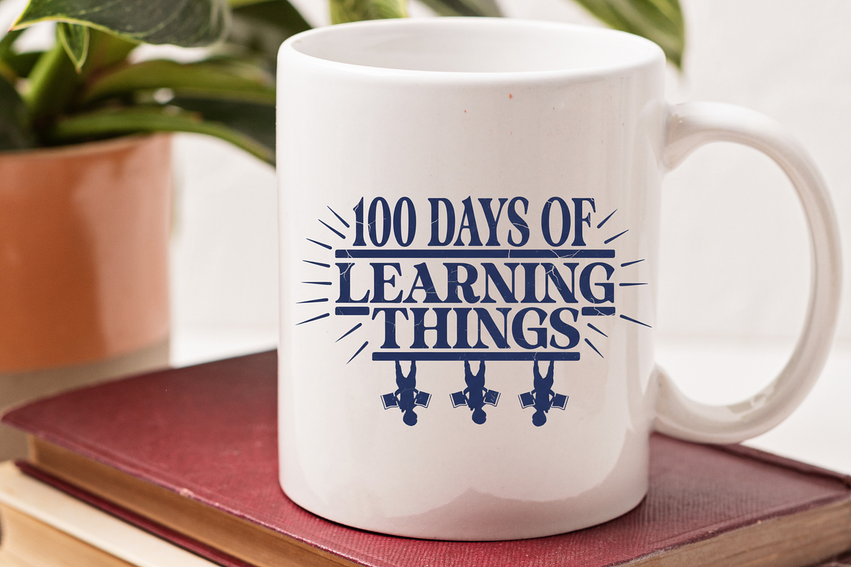 100 Days Of Learning Things PNG, a Graphic by Vector Portal (Photo 1 of 6)