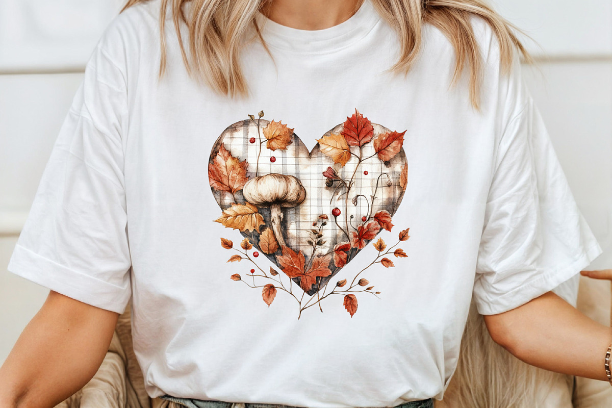 Love Shaped Autumn Clipart Bundle, an Illustration by Pixels.Craft (Photo 4 of 7)