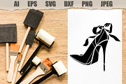 Stencil Stiletto Heels, a Decorative Illustration by MARYCRAFTIRIA (Thumbnail 2 of 3)