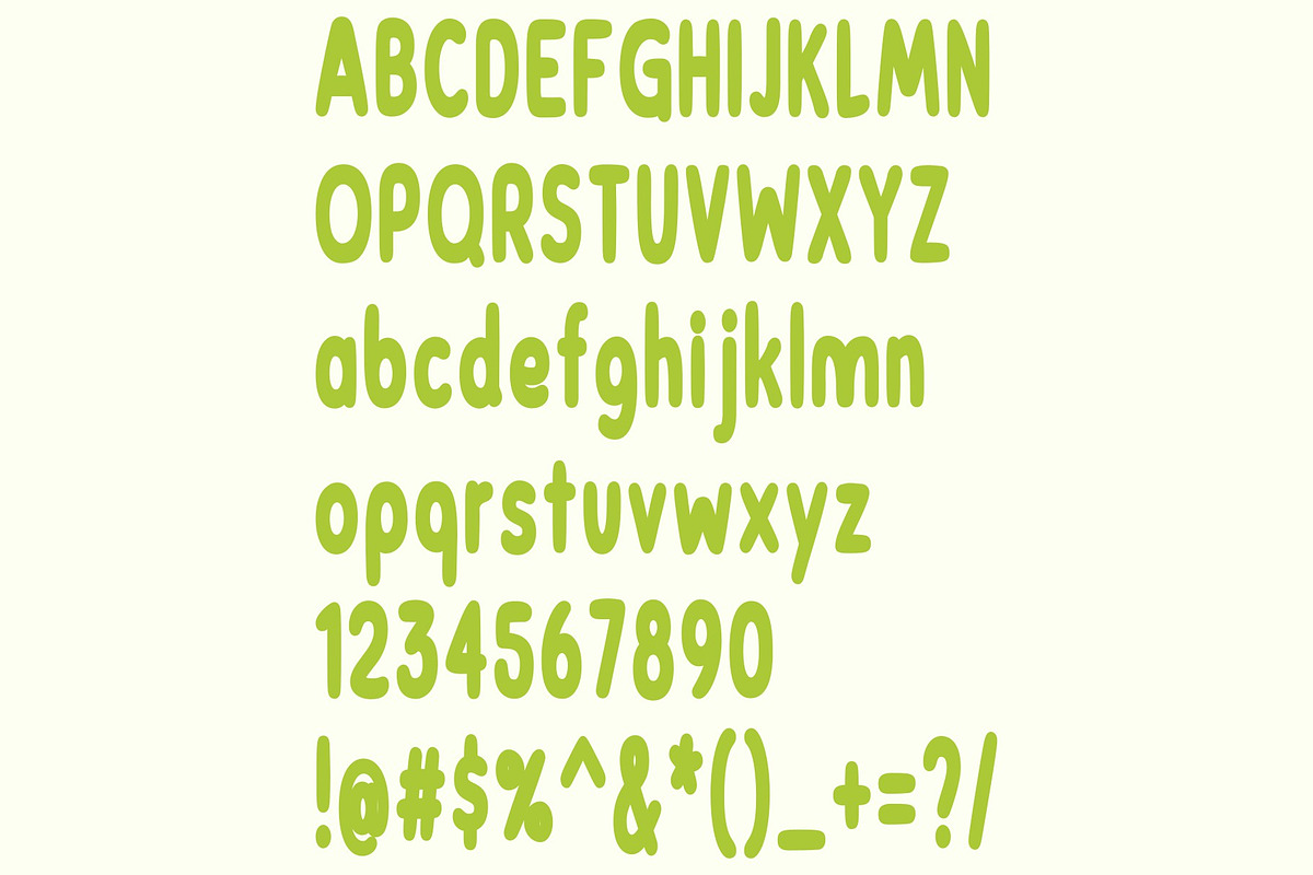 cute - littlebunny, a Sans Serif Font by nicollr's store (Photo 1 of 3)