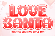 Love Santa | Script Font, a Script Font by Scratchones (Thumbnail 1 of 8)