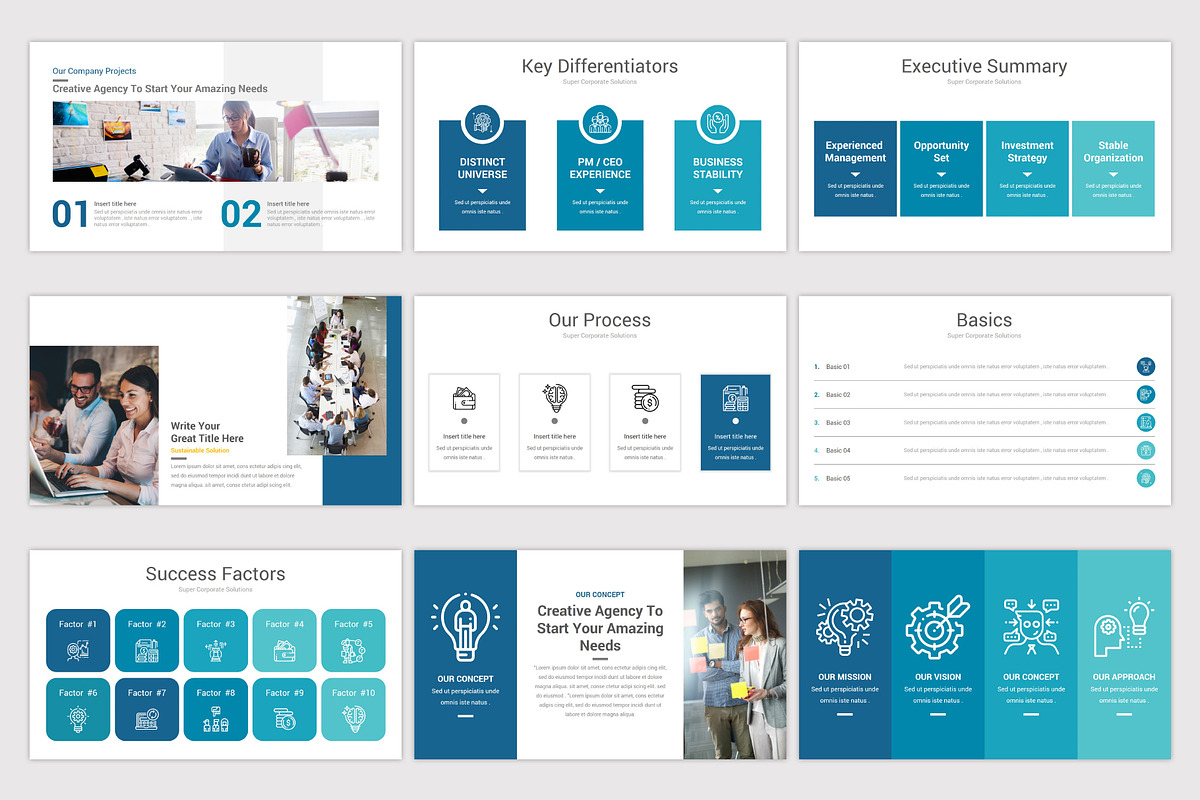 Best Startup Keynote Template, a Presentation Template by SlideOne (Photo 6 of 12)