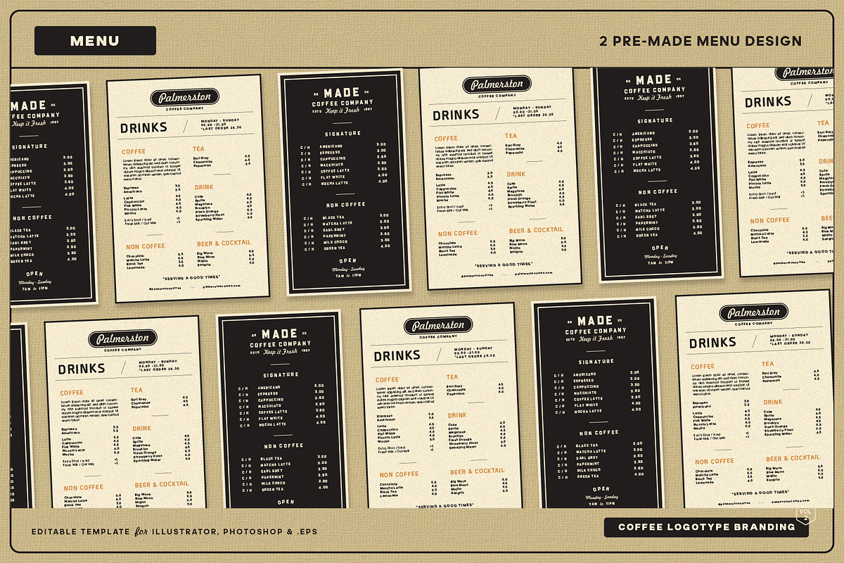 Logotype Coffee Branding, a Branding & Logo Template by Refolve Design (Photo 25 of 27)