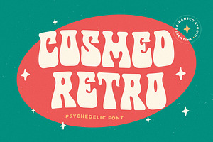 Cosmed Retro - Psychedelic Font