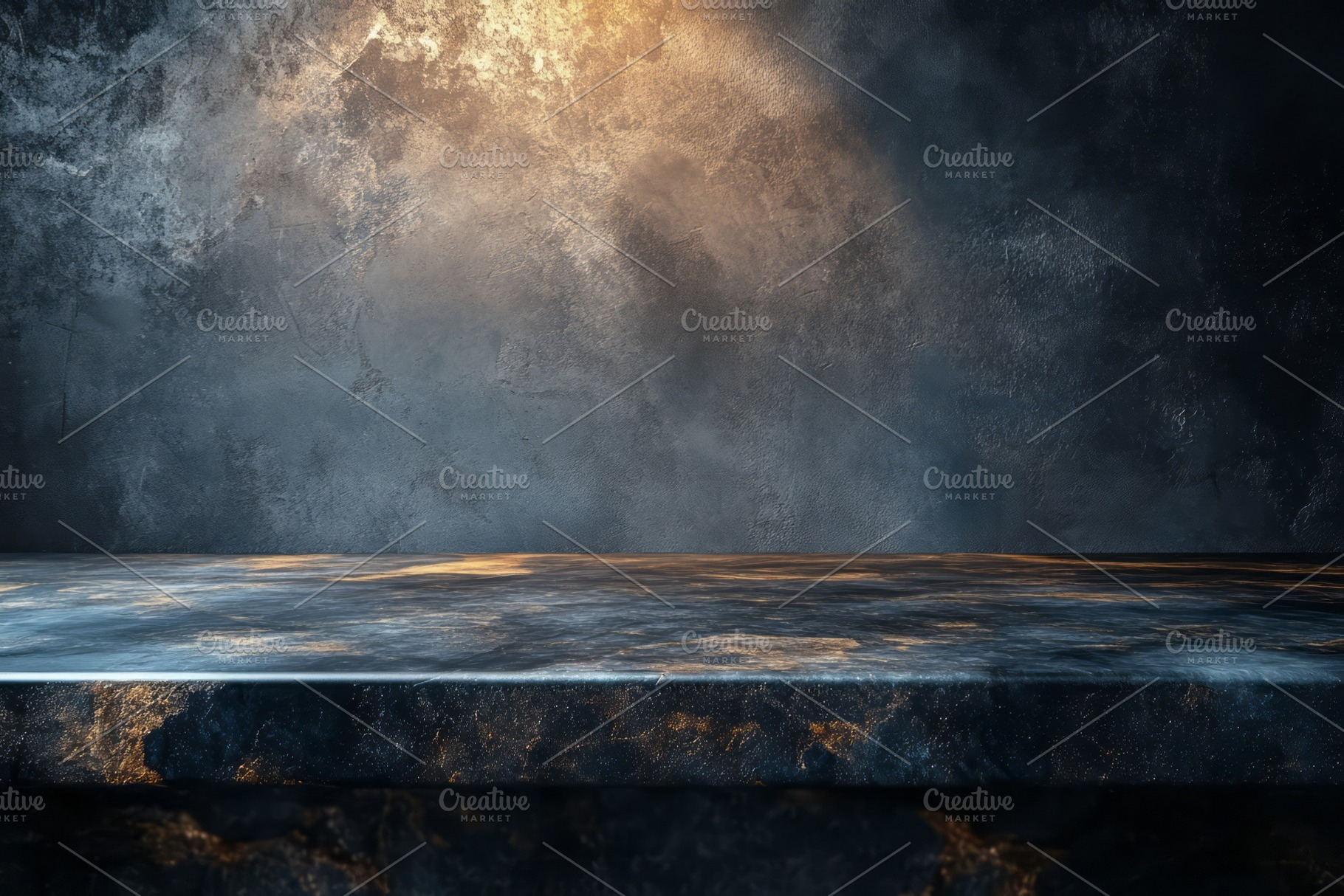 A beautifully textured stone surface illuminated by a warm, soft light, creatin, a Background Photo by ImageMir