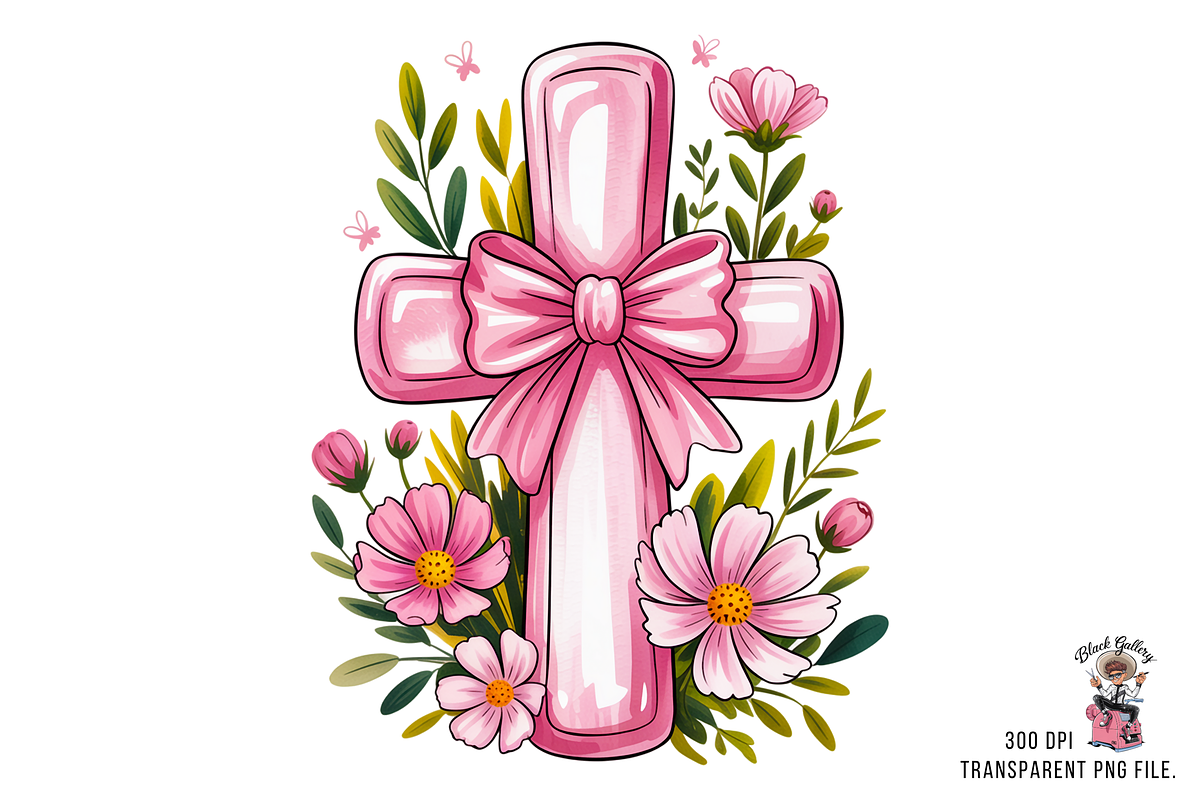 Pink Cross PNG Bundle, a Graphic by Clipart Studio (Photo 4 of 11)