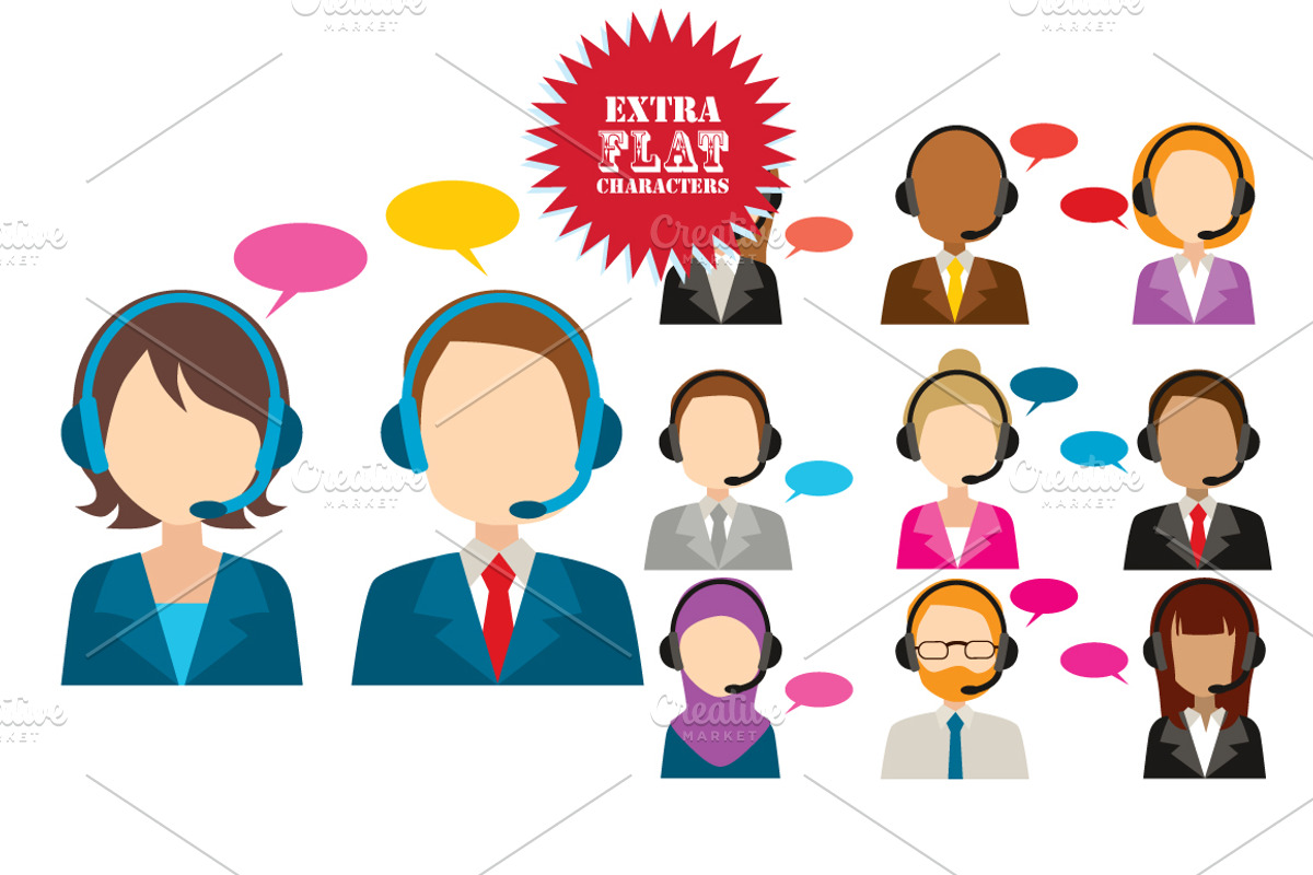 15 Call Center & Business Illust, a Work Illustration by Kakigori Studio