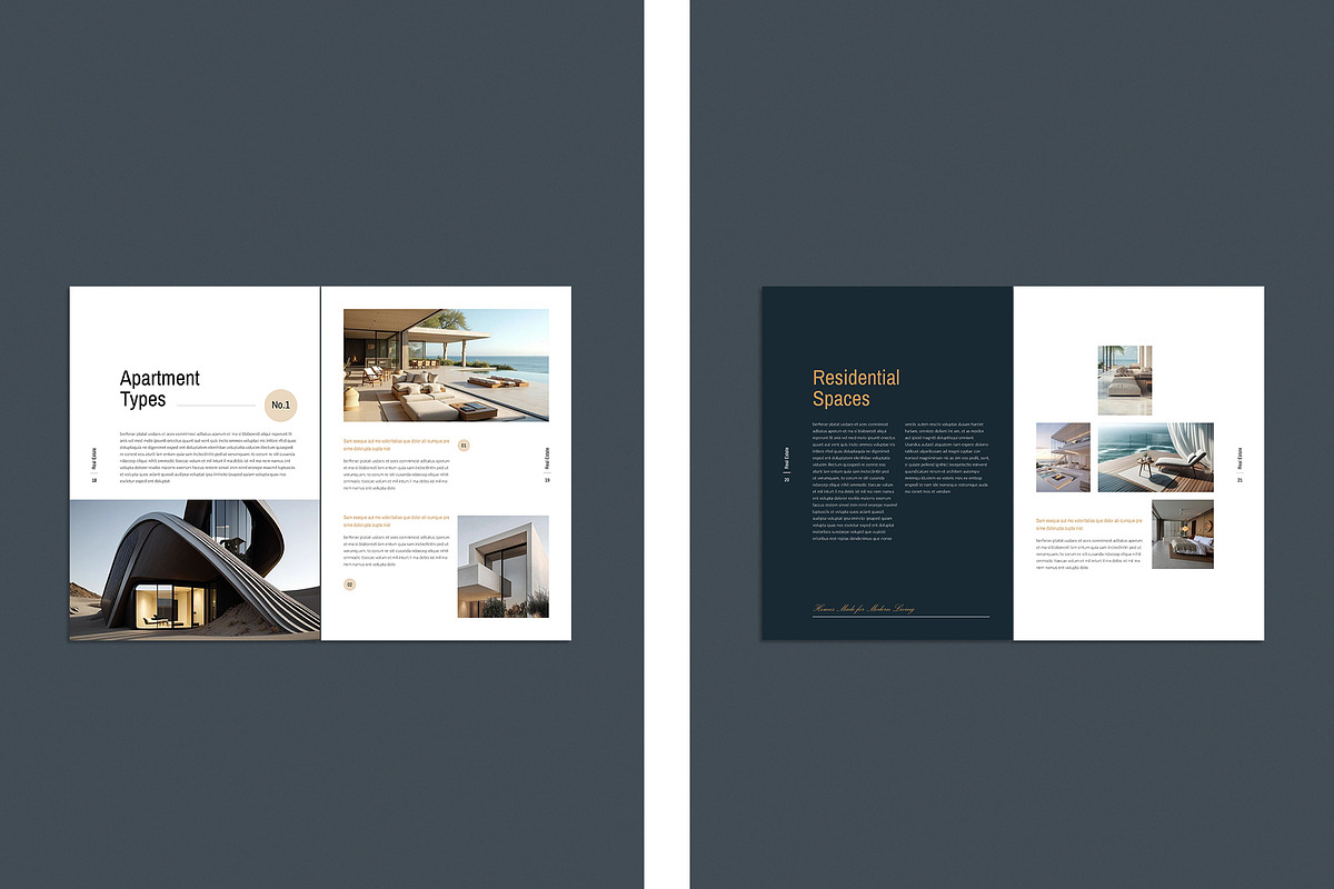 Real Estate Modern Brochure Template, a Brochure Template by TemplateFolio-Shop (Photo 10 of 16)