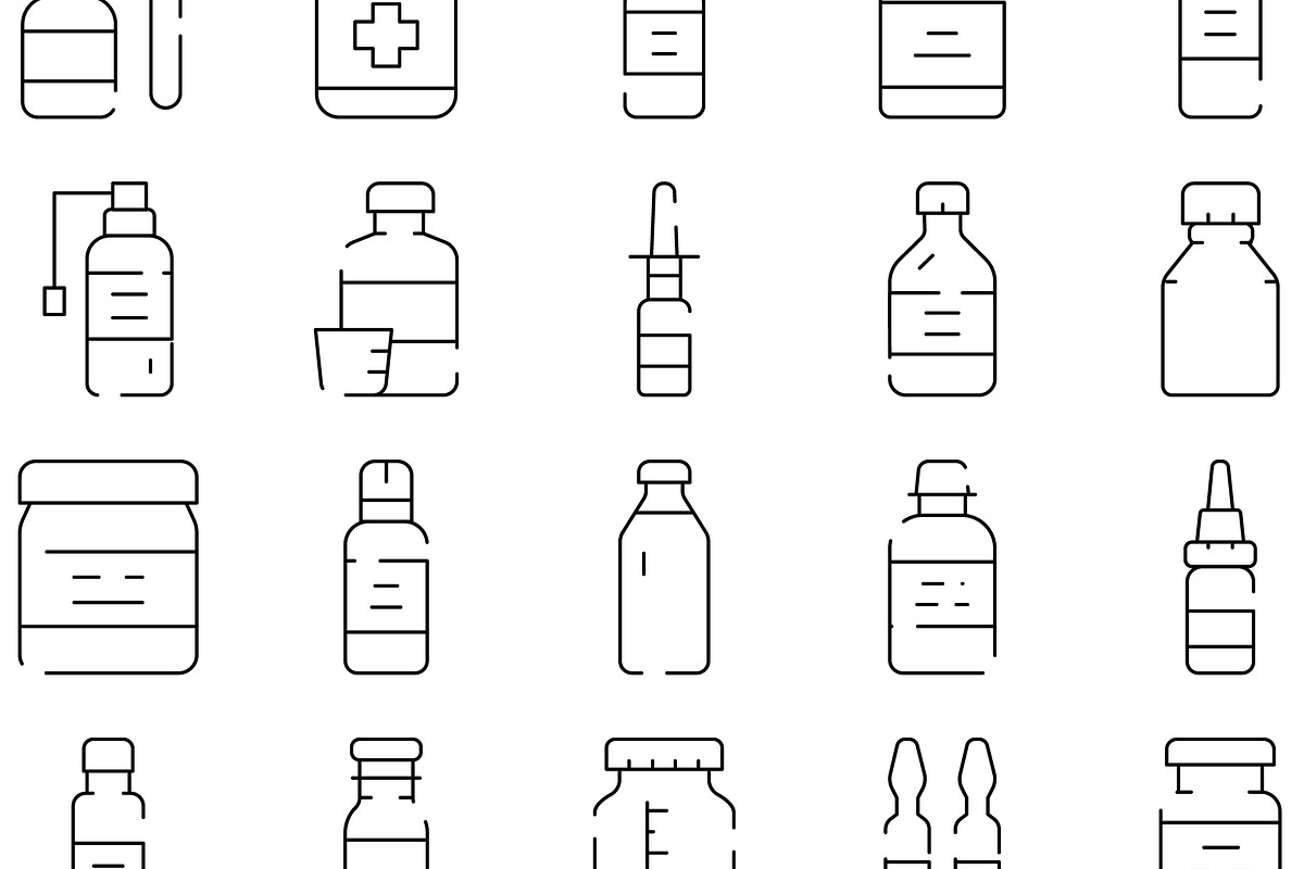Medicine bottles and pharmacy, an Object Graphic by pikepicture (Photo 3 of 3)