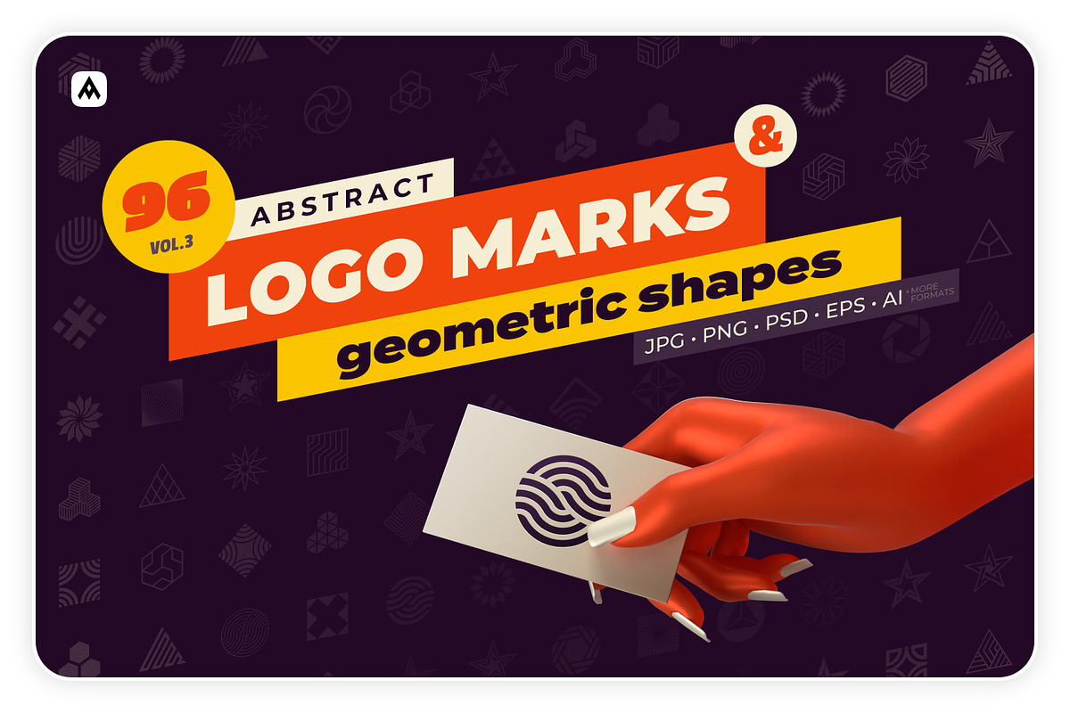 96 Logo Marks & Geometric Shapes, a Branding & Logo Template by Samolevsky (Photo 1 of 24)