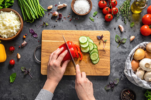 Preparing Fresh Vegetables on Kitchen Board, a Food & Drink Photo by Davizro's Market