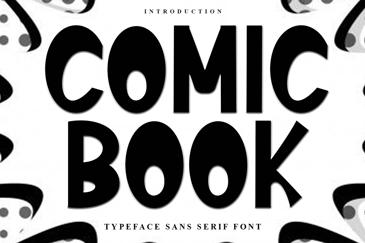 Comic Book, a Serif Font by InermediaSTUDIO (Photo 1 of 8)