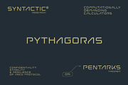 Barmo Futuristic Tech Font, a Sans Serif Font by baqoos (Thumbnail 7 of 9)