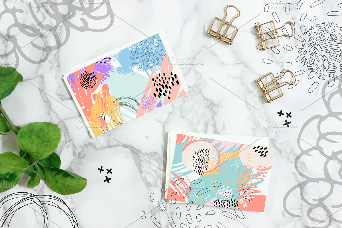 Templates, patterns, elements., a Decorative Illustration by Polanika (Photo 2 of 12)