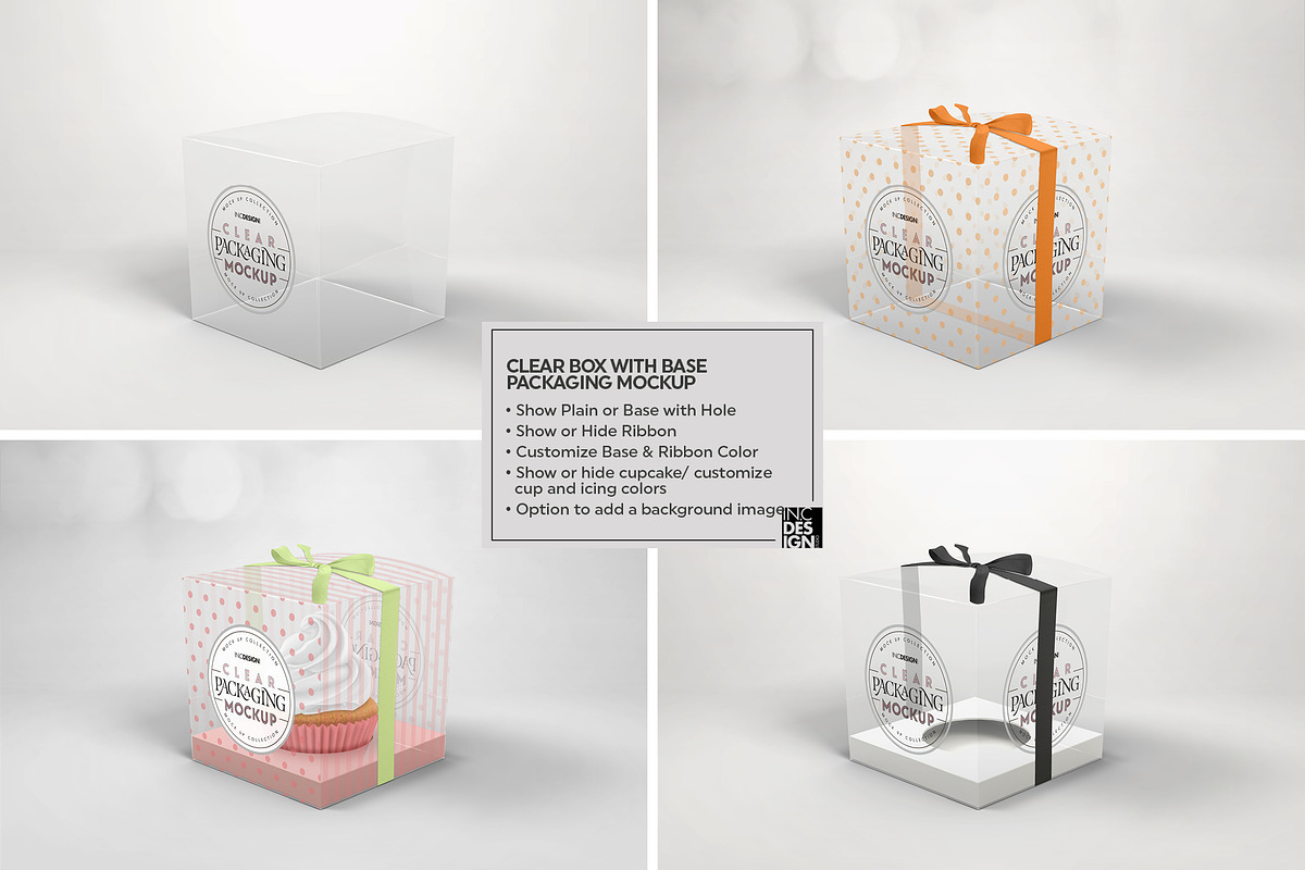 08 Clear Container Packaging Mockups, a Cups & Container Mockup by INCDesign (Photo 9 of 22)