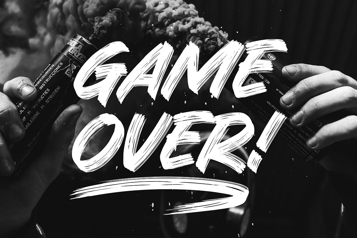 Granesta - Freestyle Brush, a Script Font by Arterfak Project (Photo 4 of 15)