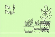 Hand Drawn House Plant Illustrations, an Illustration by Hannah Eliza Studio (Thumbnail 3 of 5)