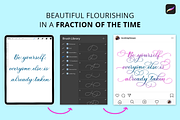 FLOURISH STAMPS FOR PROCREATE, a Brush Add-On by Loveleigh Loops (Thumbnail 3 of 16)