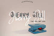 Jherry Jill | Font Duo + 6 Logos, a Script Font by Artstudio (Thumbnail 1 of 10)