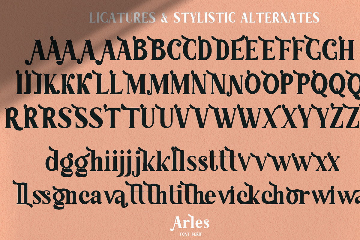 Arles | Serif Font preview 7