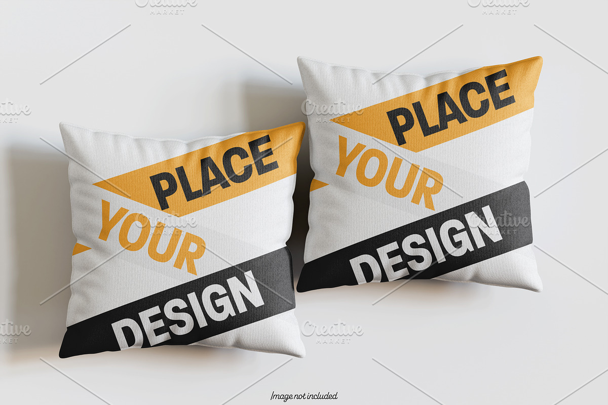 Square pillow mockup bundles, a Merchandise Mockup by Ambo Ampeng (Photo 18 of 32)