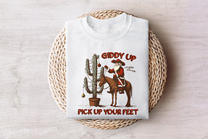 Giddy Up Jingle Horse PNG Digital