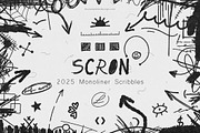 Scron — 2000+ Monoliner Scribbles, an Object Graphic by The Lemeshko Design (Thumbnail 1 of 4)