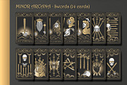Black & Gold Tarot Deck, an Illustration by Evgenia Pichkur (Thumbnail 5 of 8)