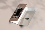 Tri-Fold DL Brochure Mock-up, an Advertising Mockup by zippypixelstudio (Thumbnail 11 of 16)