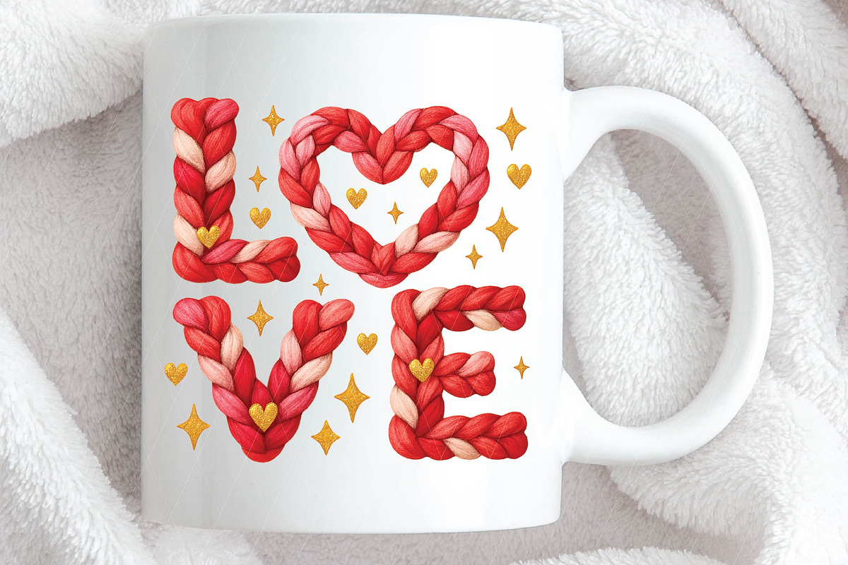 Faux Yarn Valentine Png Valentines, an Illustration by DreamPrint404 (Photo 5 of 8)