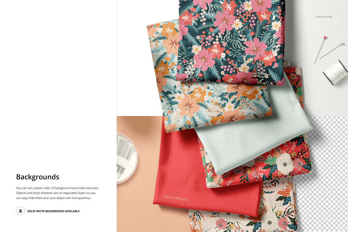Folded Fabrics Mockup 29/FF v.6, a Product Mockup by creatsy5 (Photo 6 of 8)