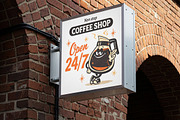Shop Sign Mockup, an Advertising Mockup by Designer Dude (Thumbnail 1 of 2)