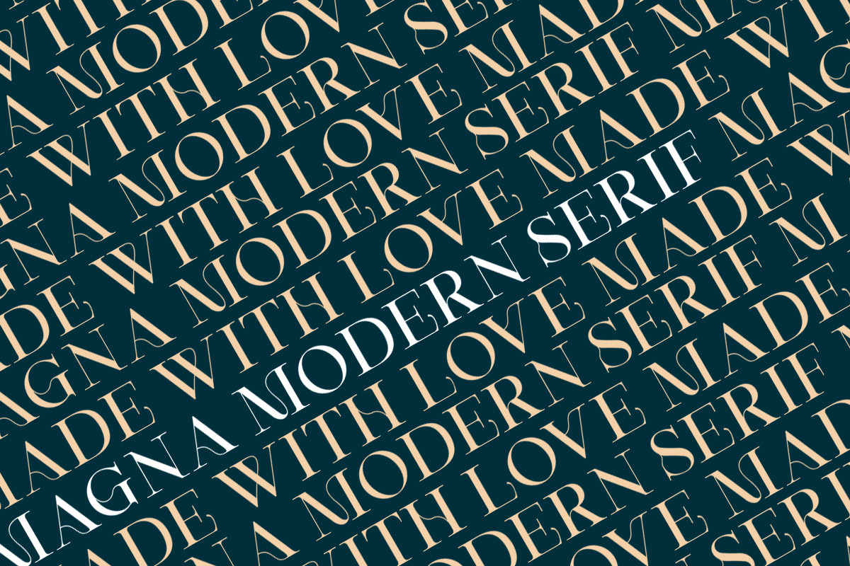 Magna | Modern Serif font, a Serif Font by Muntab_Art (Photo 2 of 9)