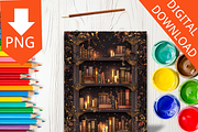 Gothic Floral Book Cover Asset Pack, a Brochure Template by LA Design (Thumbnail 6 of 10)