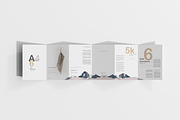 A4 Size Six Fold Brochure Mockup, a Print Template by pmvch (Thumbnail 19 of 20)