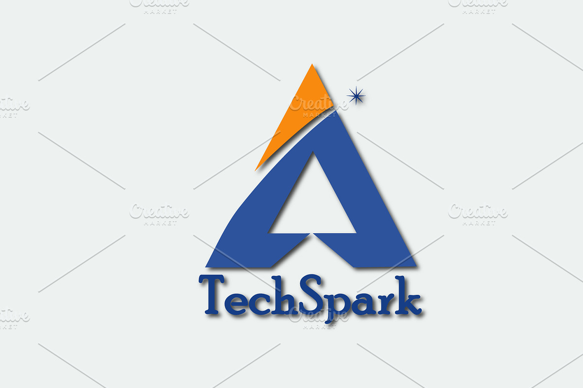 Tech Spark Logo Template Design, a Branding & Logo Template by FusionadCreates (Photo 6 of 6)