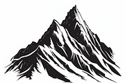 Mountain Tree Silhouette Bundle, an Object Graphic by balal (Thumbnail 2 of 11)