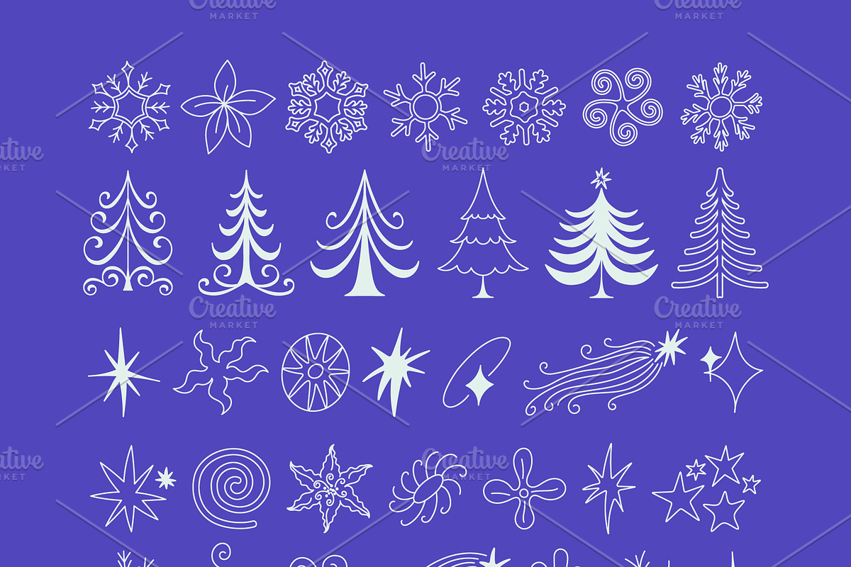 Vector Christmas Flourish Frames, an Object Graphic by venimo (Photo 12 of 13)