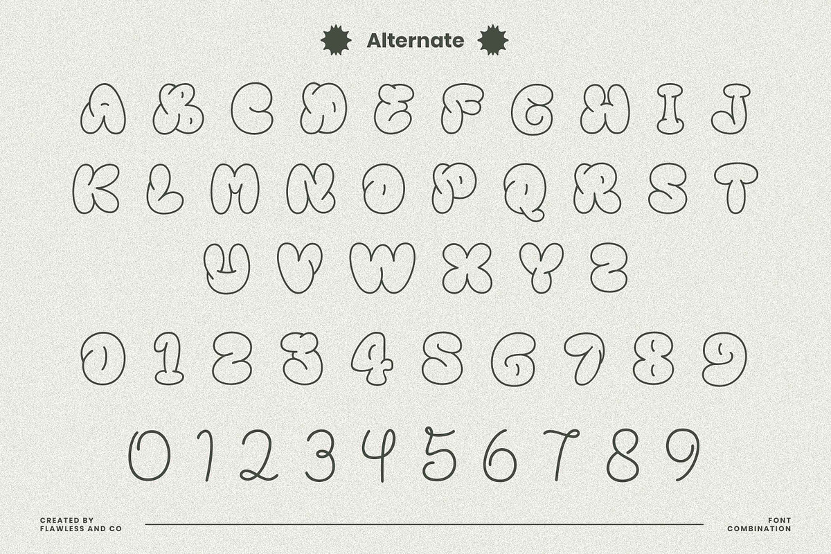 Round Dead - Mix Combination Font, a Serif Font by Flawless And Co (Photo 10 of 10)
