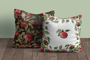 Watercolor red apple brunch clipart, an Illustration by Dina Guiter (Thumbnail 12 of 12)