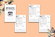 07 Days Detailed Daily Planner, a Stationery Template by Hurairagraphics (Thumbnail 2 of 5)