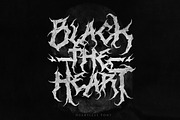 Heartless - Premium Death Metal, a Blackletter Font by Blackmetalfont (Thumbnail 2 of 8)